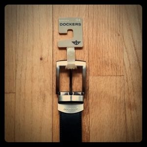 Brand New Black Dockers Leather Belt Size 34